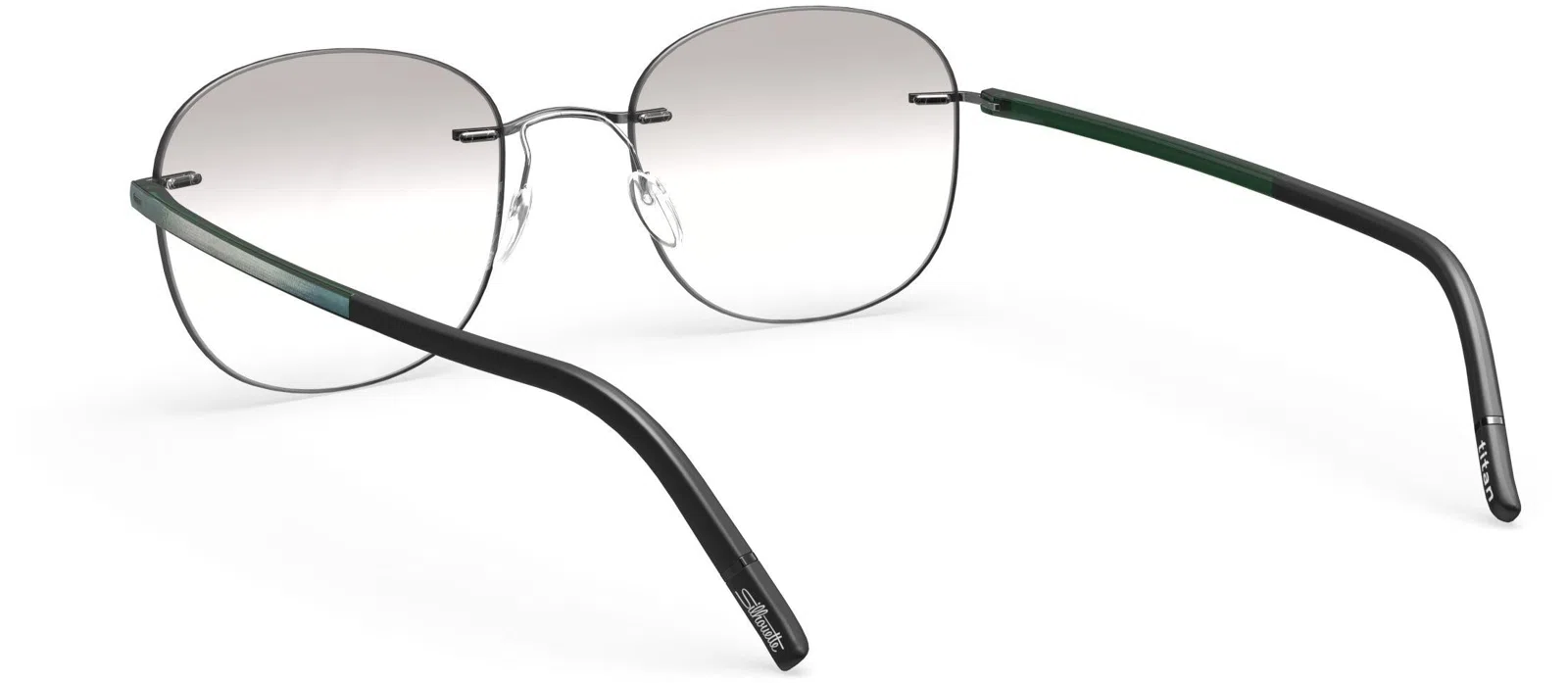 Silhouette The Wave Color Groove Demo Rimless 5567 Eyeglasses - view 116